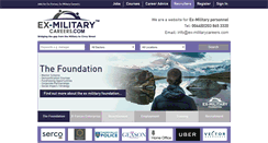 Desktop Screenshot of ex-militarycareers.com