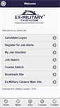 Mobile Screenshot of ex-militarycareers.com